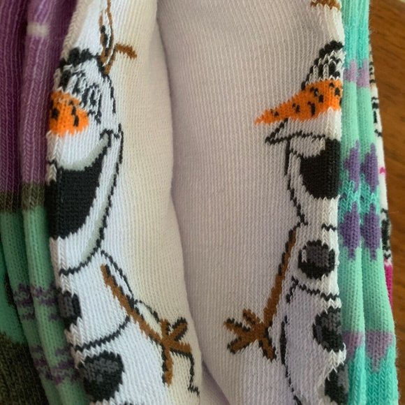 Disney Frozen Princess 12 pair Low Cut Socks One Size (4-10) Elza~Anna 6… - Picture 7 of 12